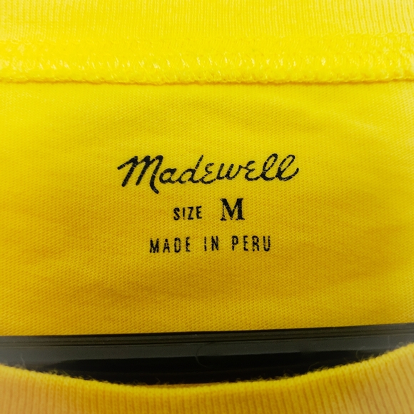 Madewell yellow Embroidered palm radio boxy tee - Picture 4 of 5